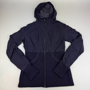 Lululemon Womens Size 12 Dance Studio Jacket III Reversible Purple *Read